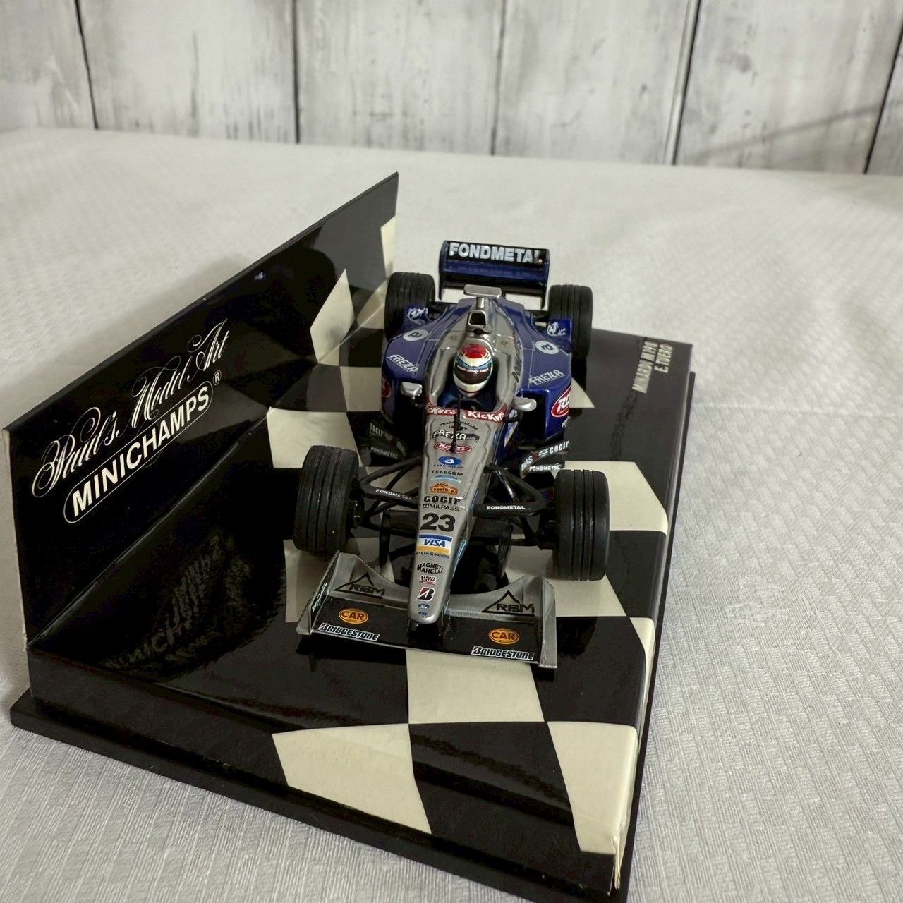 値下げ交渉歓迎][ミニチャンプス][F1][未開封] MINARDI M198 E