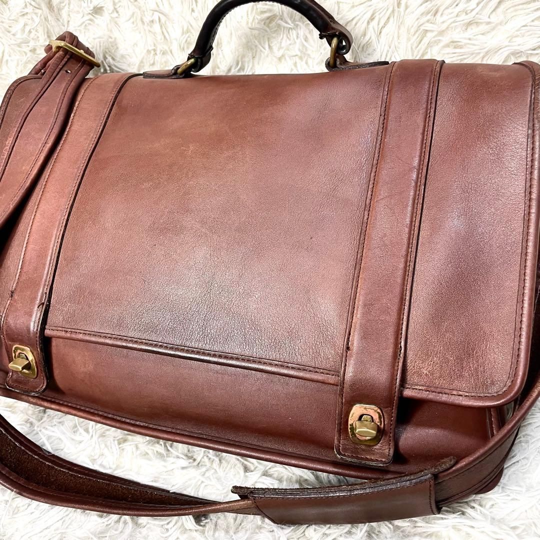 コーチ COACH 2way ビジネスバッグ ショルダーバッグ ターンロック