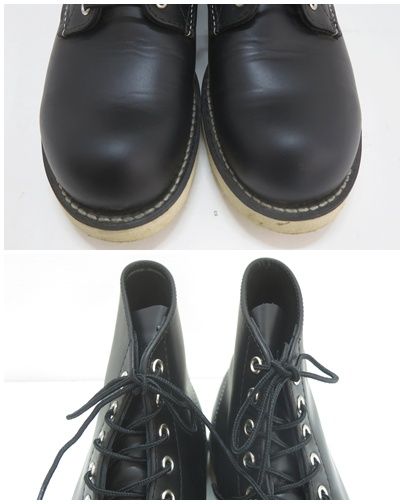  RED WING レッドウィング 8165 羽タグ 6 inch Classic Round ブーツ 26㎝ D ワークブーツ ブーツ 革靴