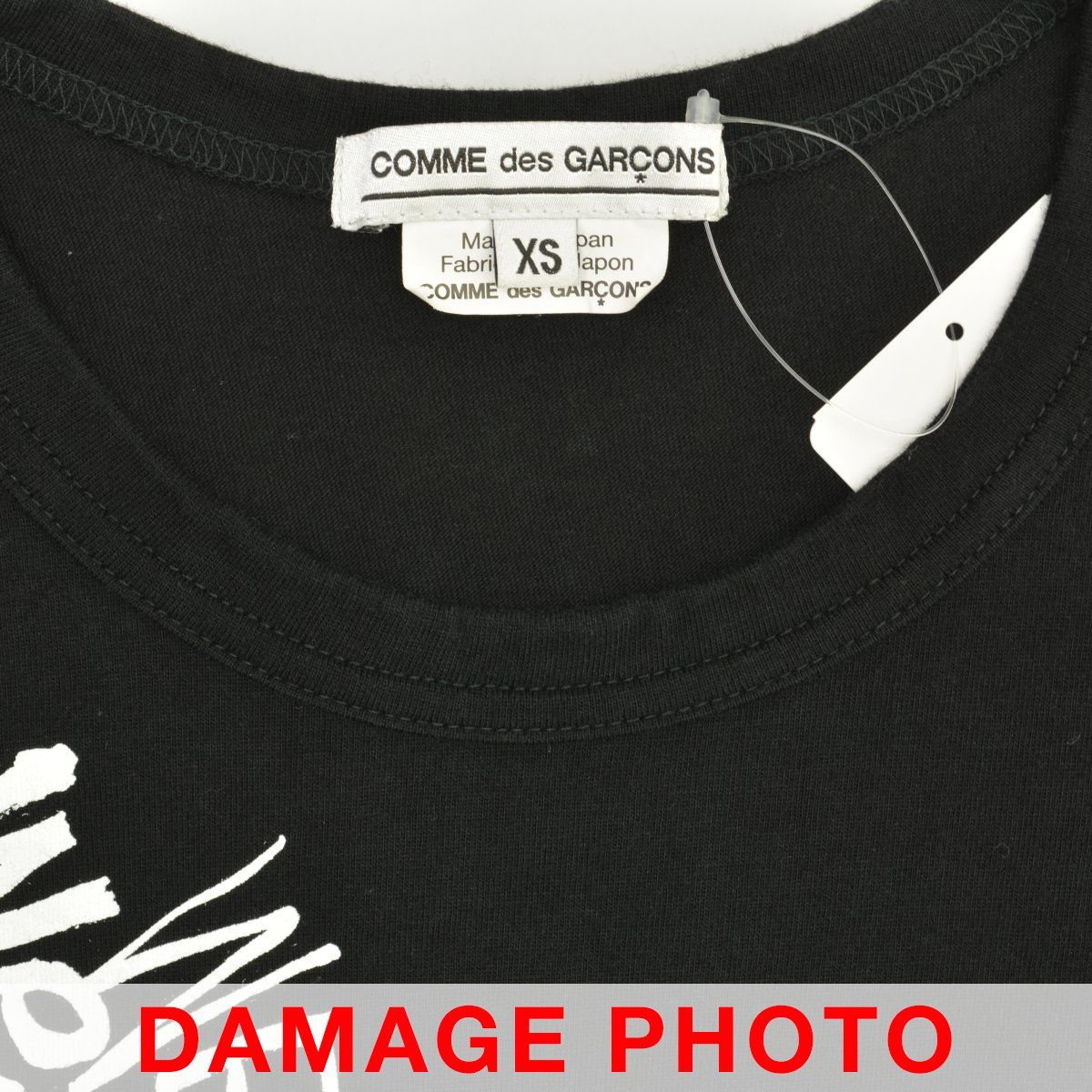  COMMEdesGARCONS 25 SS AD 2025 OZ-T 311 メッセージプリント半袖Tシャツ 半袖(Tシャツ) Tシャツ カットソー