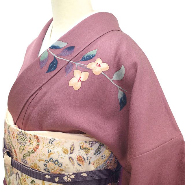 新古品】 訪問着 着物 未使用 作家物 草野一騎 フォーマル 正絹 手染め 