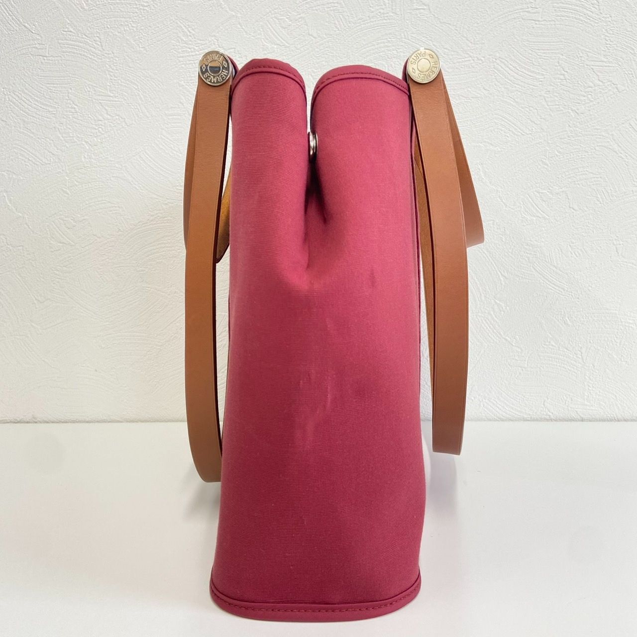 エルメス 2WAYバッグ カバックエラン トワルオフィシエ オレンジ 中古