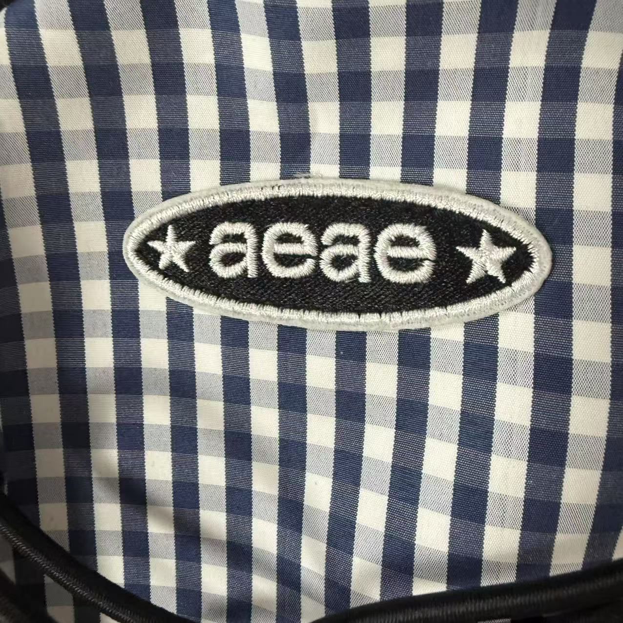 新品タグ付き aeae ギンガムチェック 韓国 ナップサック 新品タグ付き aeae ギンガムチェック 韓国 ナップサック - メルカリ