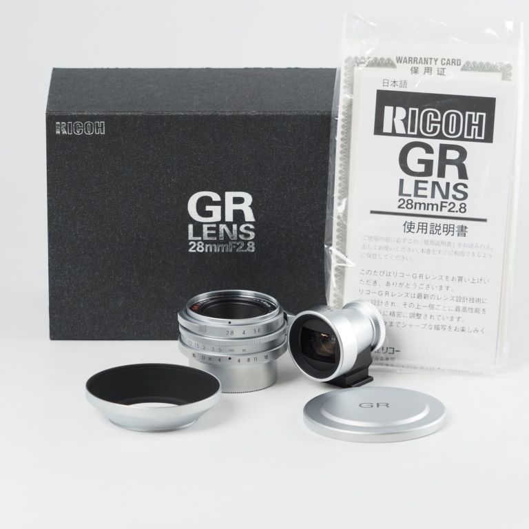 RICOH GR LENS 28mm F2.8 シルバータイプ L39マウント リコー 化粧