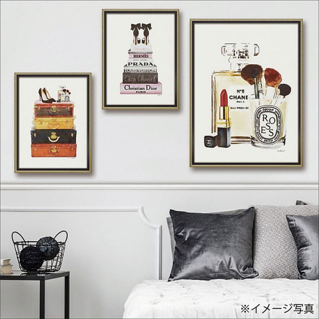 絵画 ブランド キャンバスアート 「 メイクアップ ステーション(L 