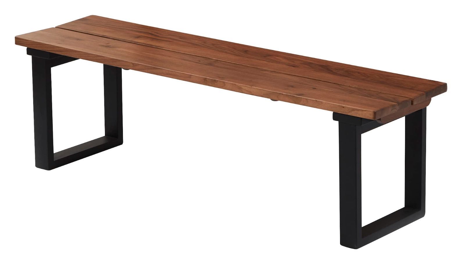 ダイニングベンチ ウォールナット 幅140 大川家具 ウォールナット無垢座面 ロの字脚 関家具 Sekikagu ベルデ 328347