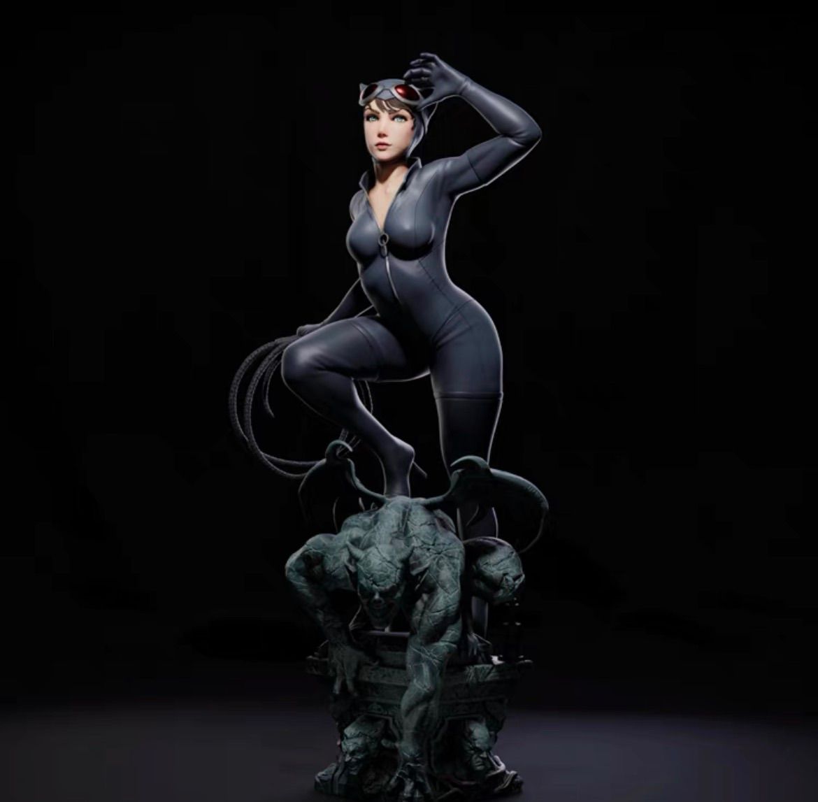 おトク情報がいっぱい！ 1/6 キャットウーマン ガレージキット 未塗装フィギュア 28cm その他