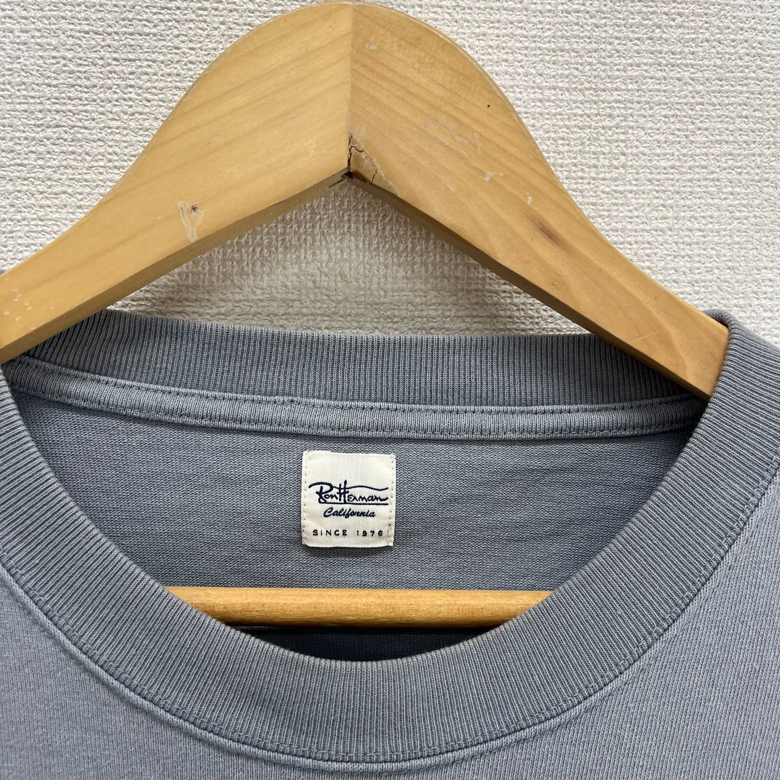 ロンハーマン Ron Herman Plating Stitch Long Sleeve Tee ロングスリーブTシャツ 3720900042 スカイ Ron Herman 【値下げ】Ron Plating Stitch Long Sleeve Tee