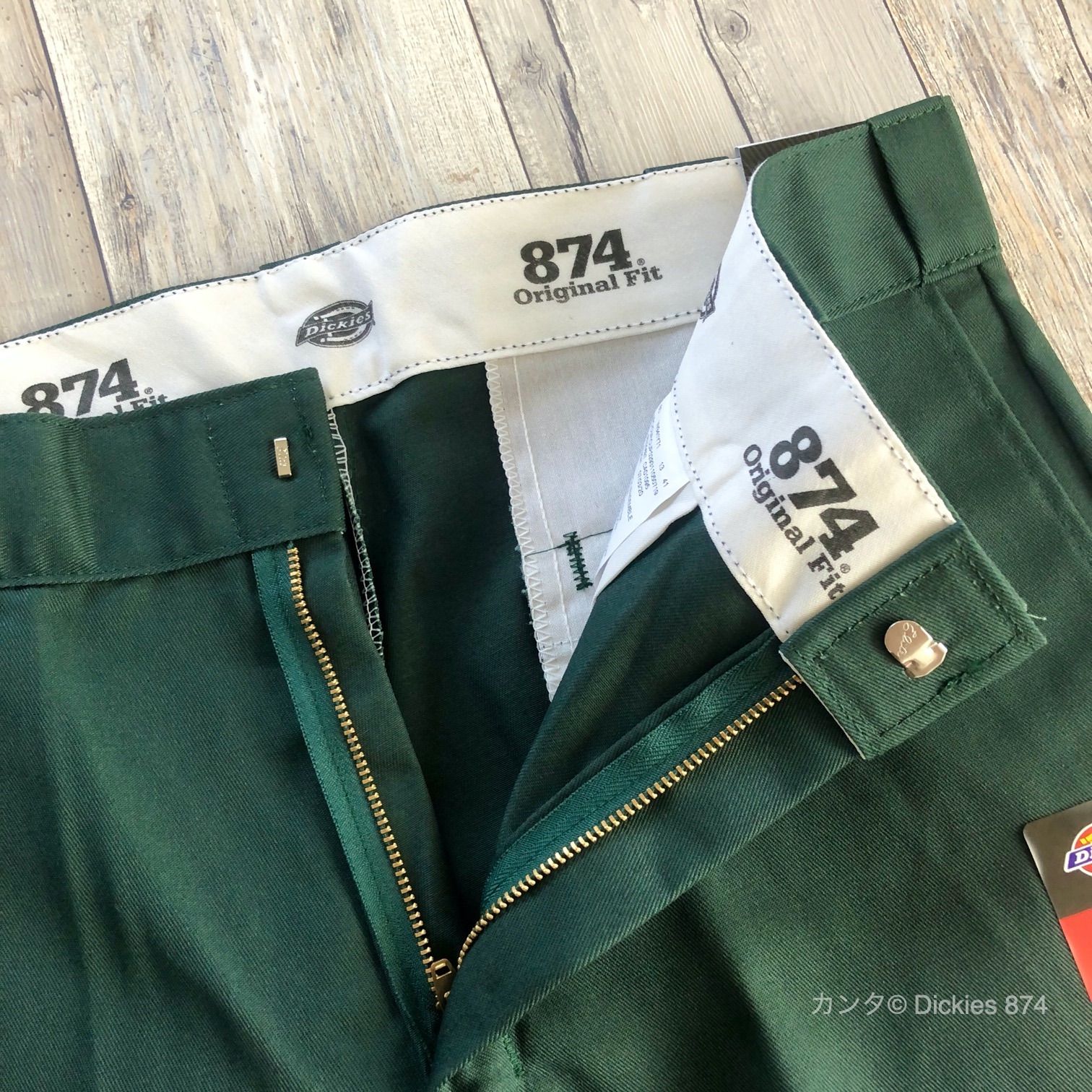 【新品】34×32 ハンターグリーン ディッキーズ 874 ワークパンツ Dickies - 【新品】33×32 ハンターグリーン ディッキーズ 874