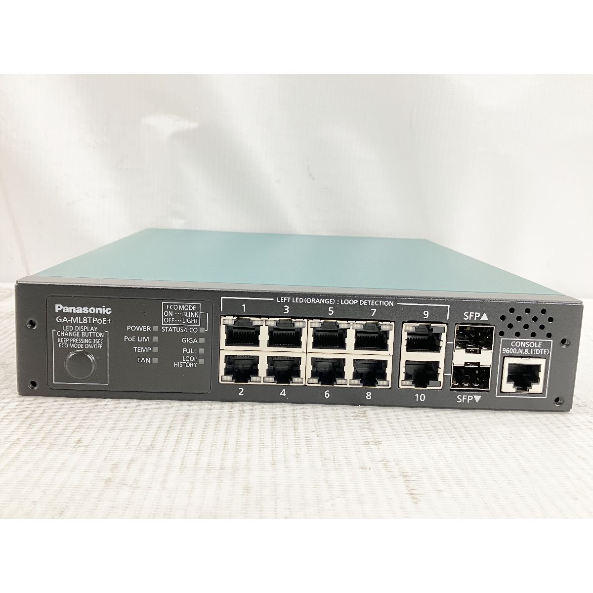 パナソニック EWネットワークス FA-ML8TPoE+ 4セット パナソニック EWネットワークス FA-ML8TPoE+ 4セット PN230893 8ポート