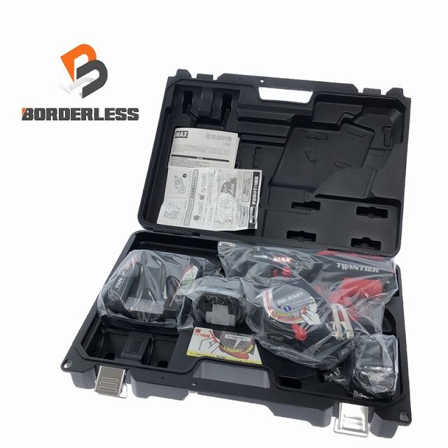 マックス  RB-440T-B2C/1450A  バッテリ 2個 【ほぼ未使用】 MAX RB-440T-B2C/1450A 鉄筋結束機ツインタイア ウエダ金物