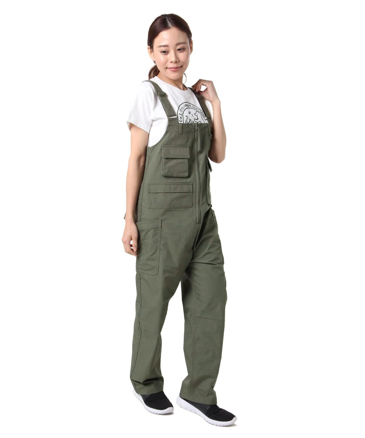 Columbia コロンビア ウィメンズシカゴアベニューオーバーオール STONE GREEN S Stone GRN S