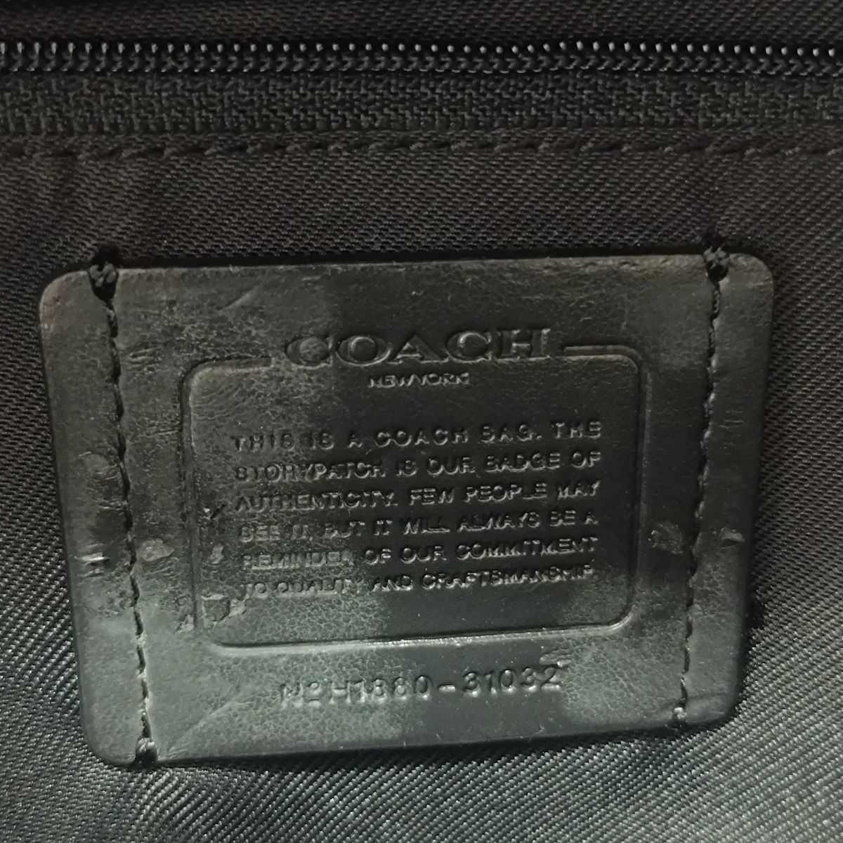 COACH(コーチ) リュックサック - 31032 黒 レザー コーチ リュック