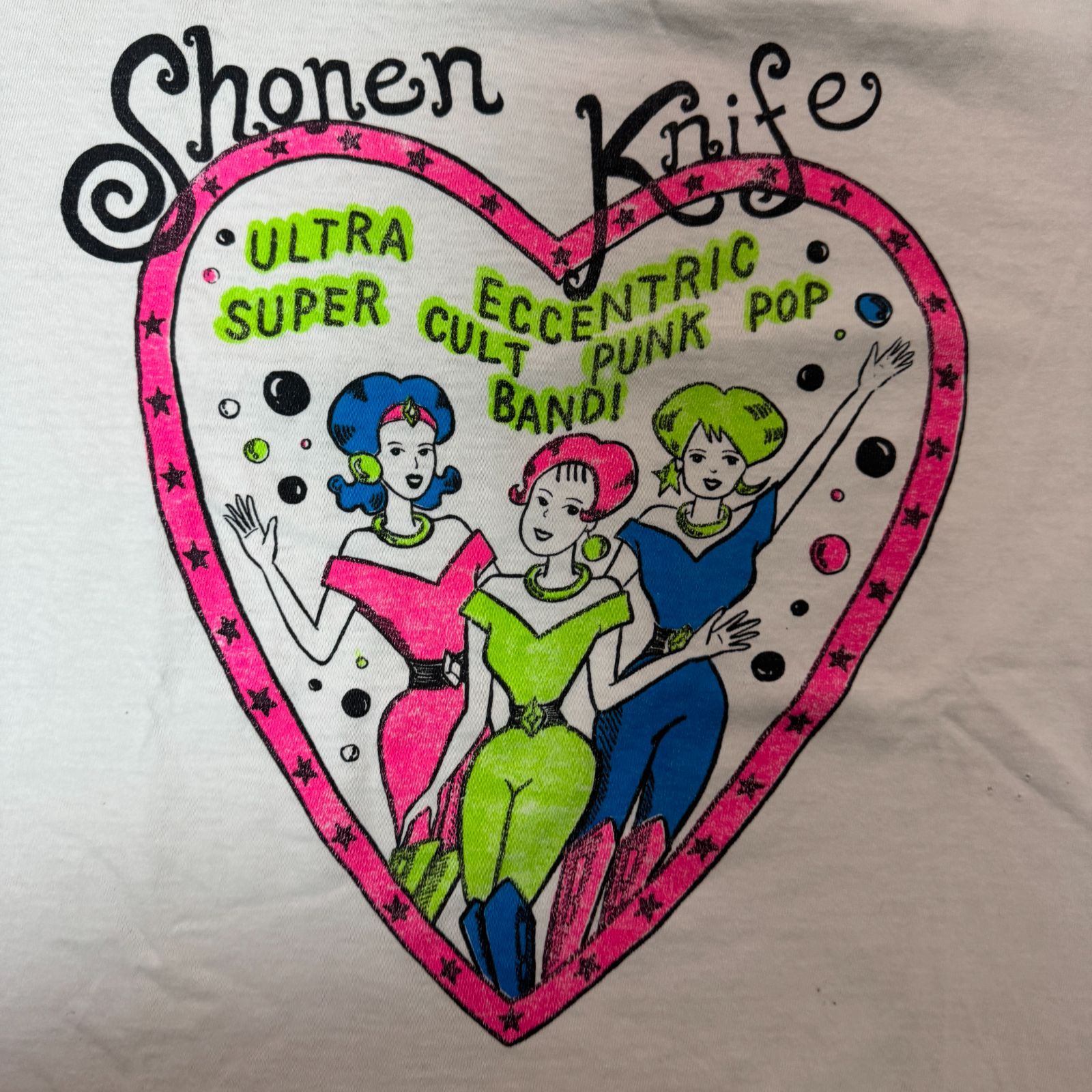 少年ナイフ 90s Tシャツ ビンテージ 90s Shonen knife[少年ナイフ] t-shirt – weber