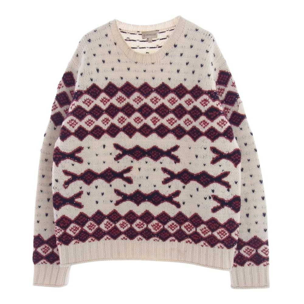 MONCLER モンクレール ニット MAGLIONE TRICOT GIROCOLLO ノルディック 