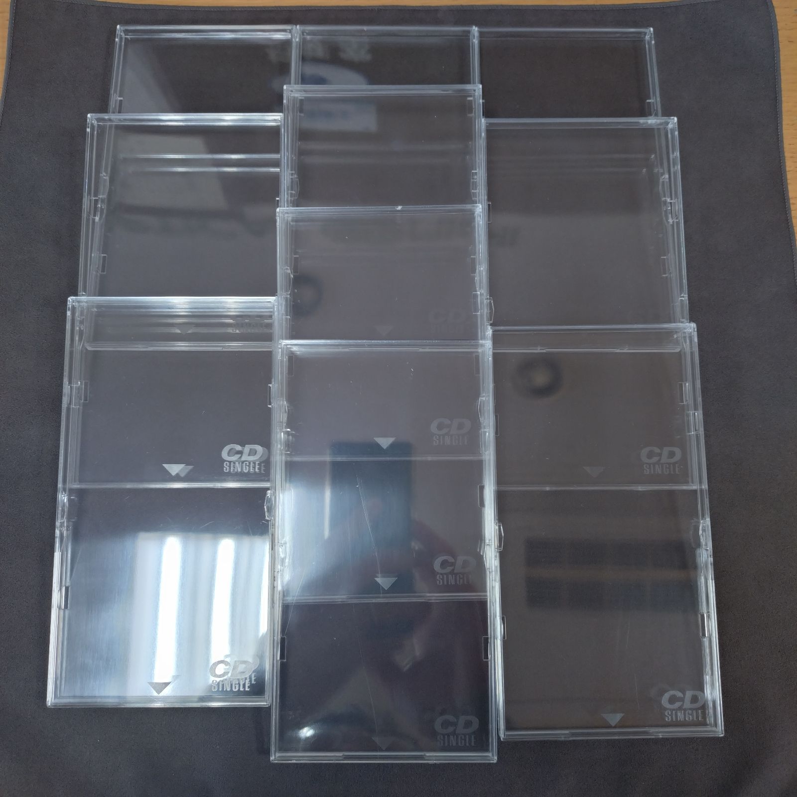 8cmCDシングルプラケース 10枚パックバラ売り 透明 EPY-10