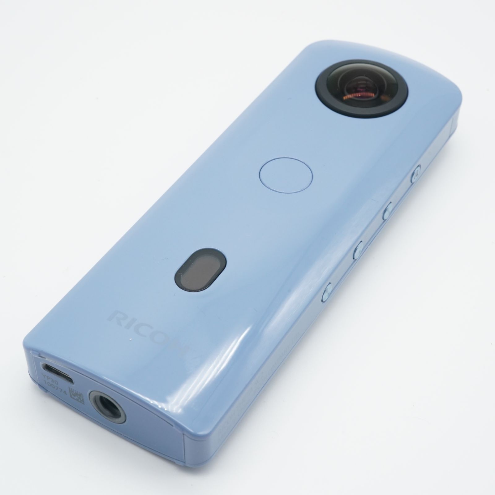 新品級 #744 ☆ リコー RICOH THETA SC2 ブルー ☆ 検品担当者の