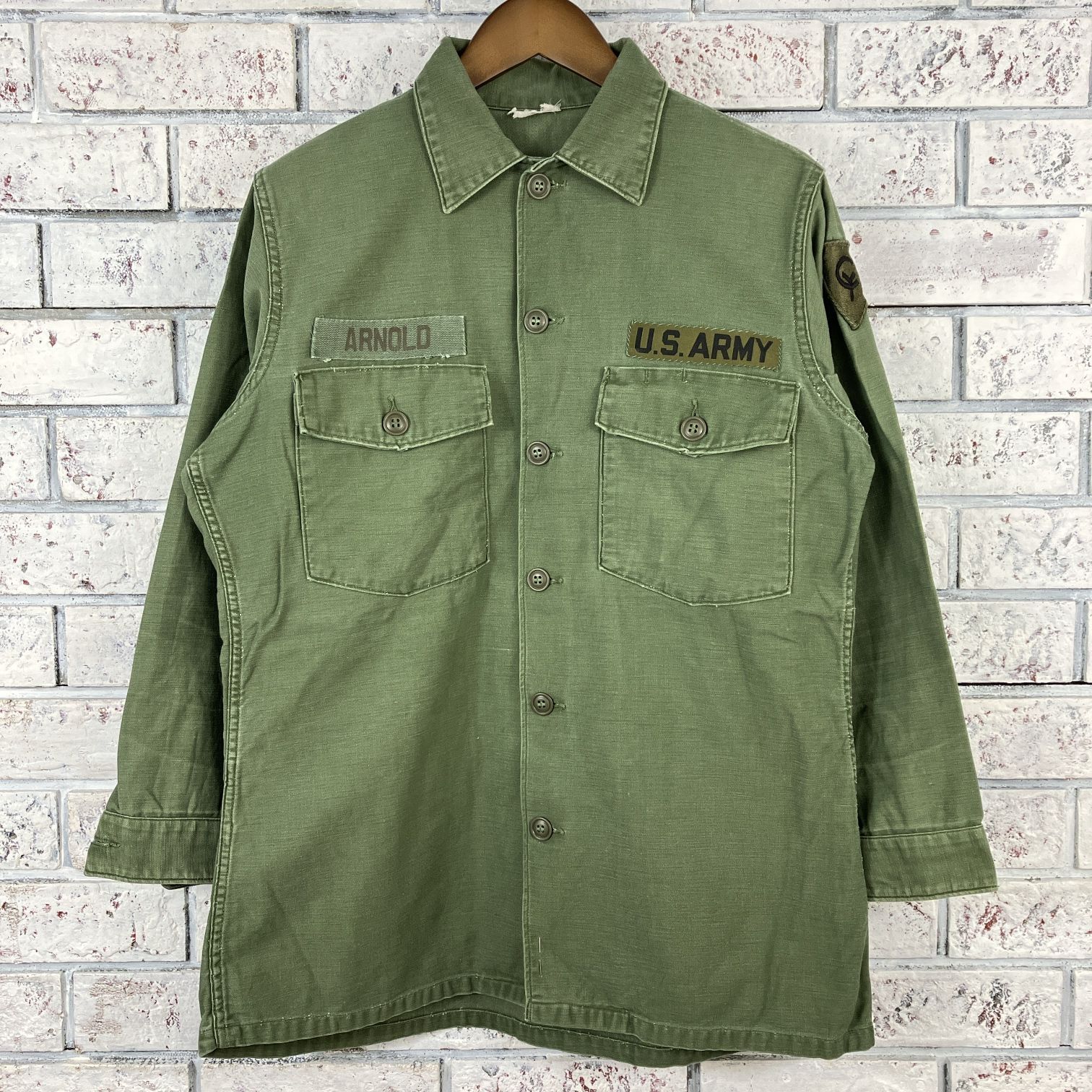 60´s USARMY UTILITY SHIRT 16H古着 ヴィンテージ 60s 米軍 1st OG107
