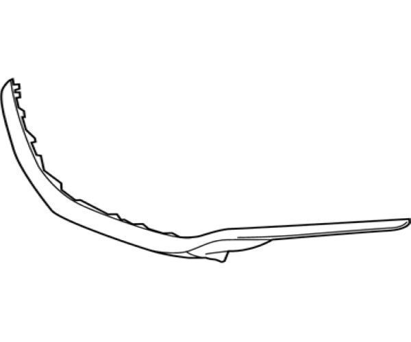 ホンダ 純正 CR-Z フロントバンパーモール HONDA CR-Z M ing FRONT Bumper 71105-SZT-J51 Genuine JDM メーカー純正品