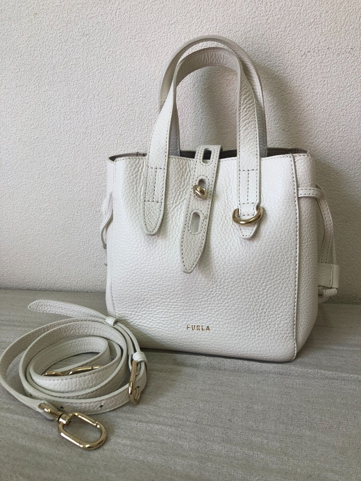 【 FURLA】● フルラバッグ トートミニ2wayバッグショルダーバッグ レザー レディース●