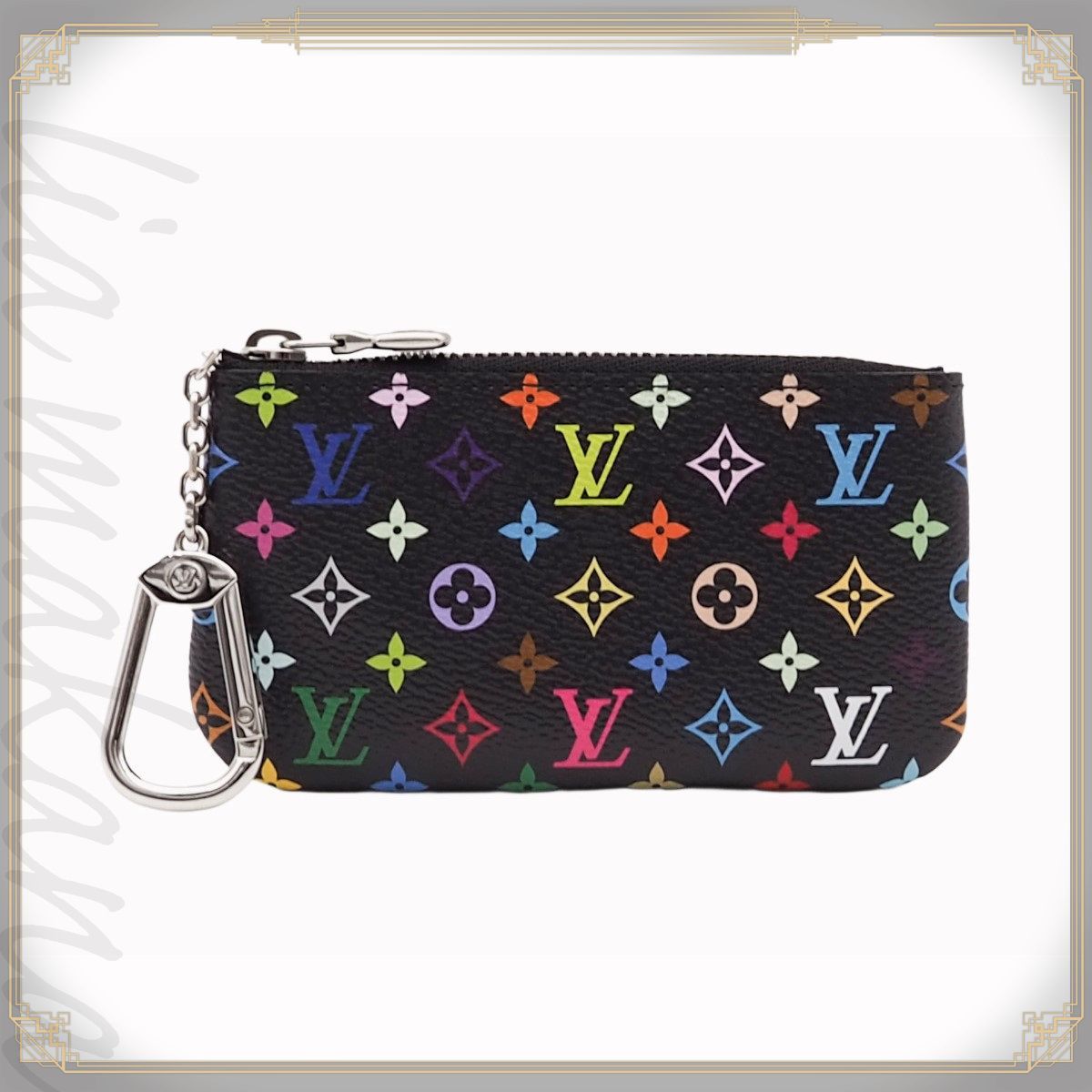 【村上隆◆チェリー】ルイヴィトン キーケース ポシェット クレ LOUIS VUITTON ルイ・ヴィトン キーケース ポシェット・クレ