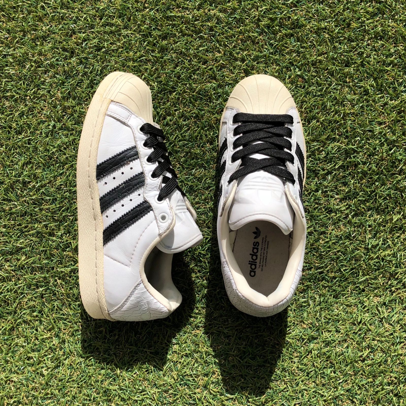 美品22.5 adidas SS80Sアディダス スーパースター80s H528 adssps80s1.jpg