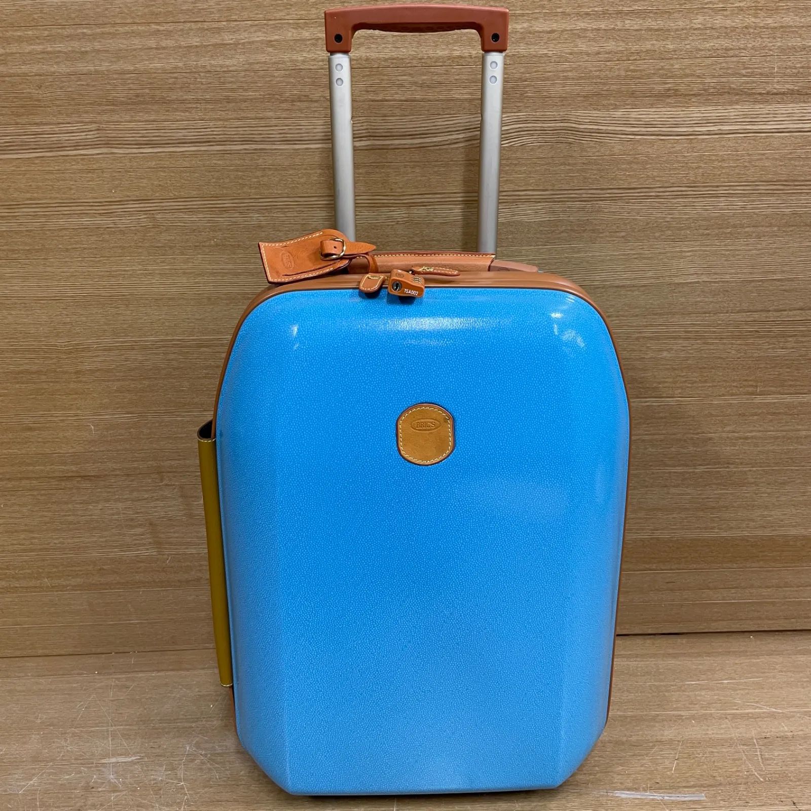 g22 BRIC S キャリーケース ブルー 樹脂×レザー スーツケース キャリーバッグ 旅行バッ グ ブリックス BRICS