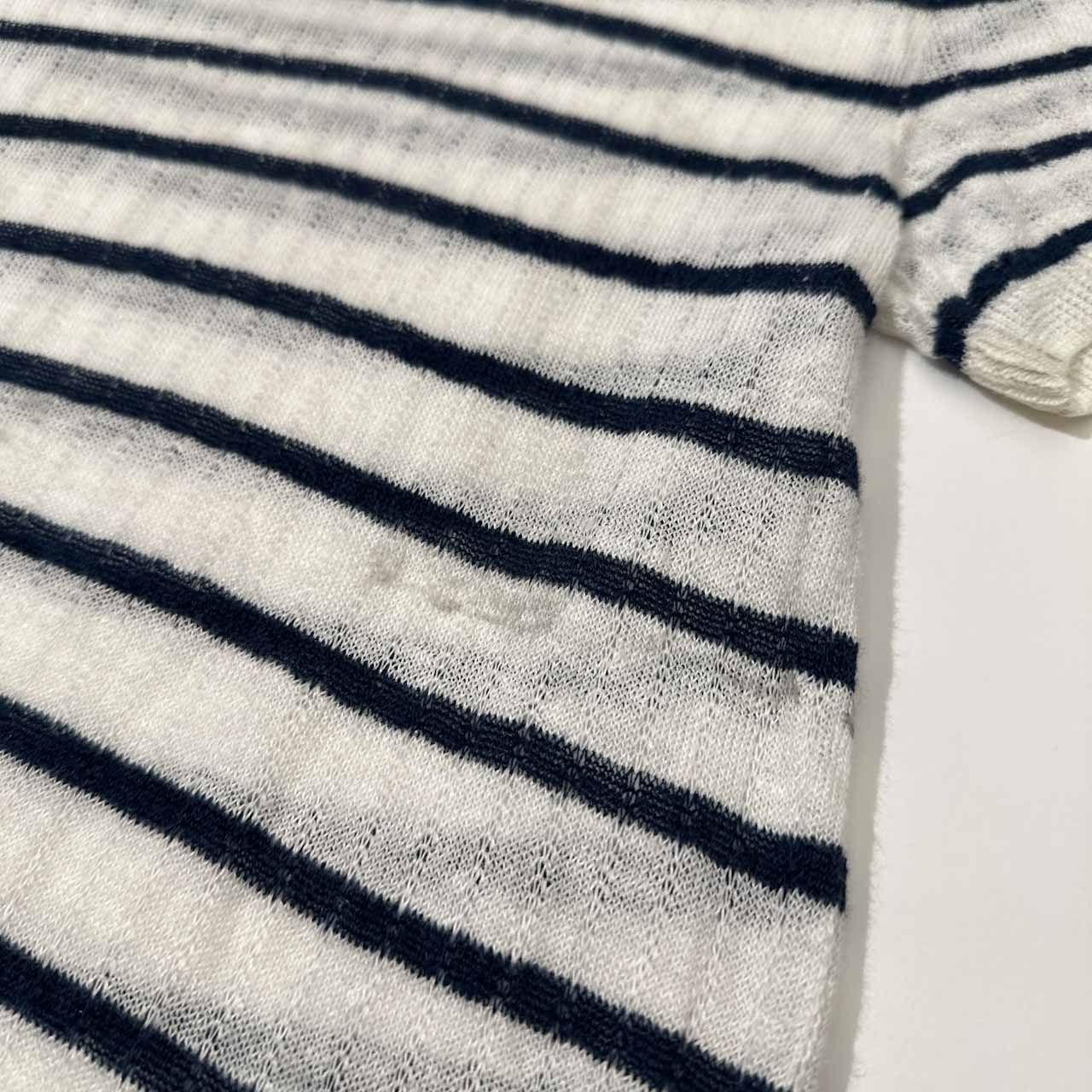 麻100% POLO RALPH LAUREN ポロ ラルフローレン ボーダー柄