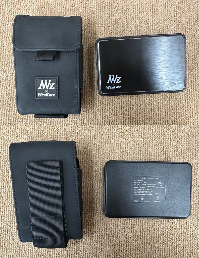 品】WindCore ウィンドコア 空調服用バッテリー&ファンセット WZ4650