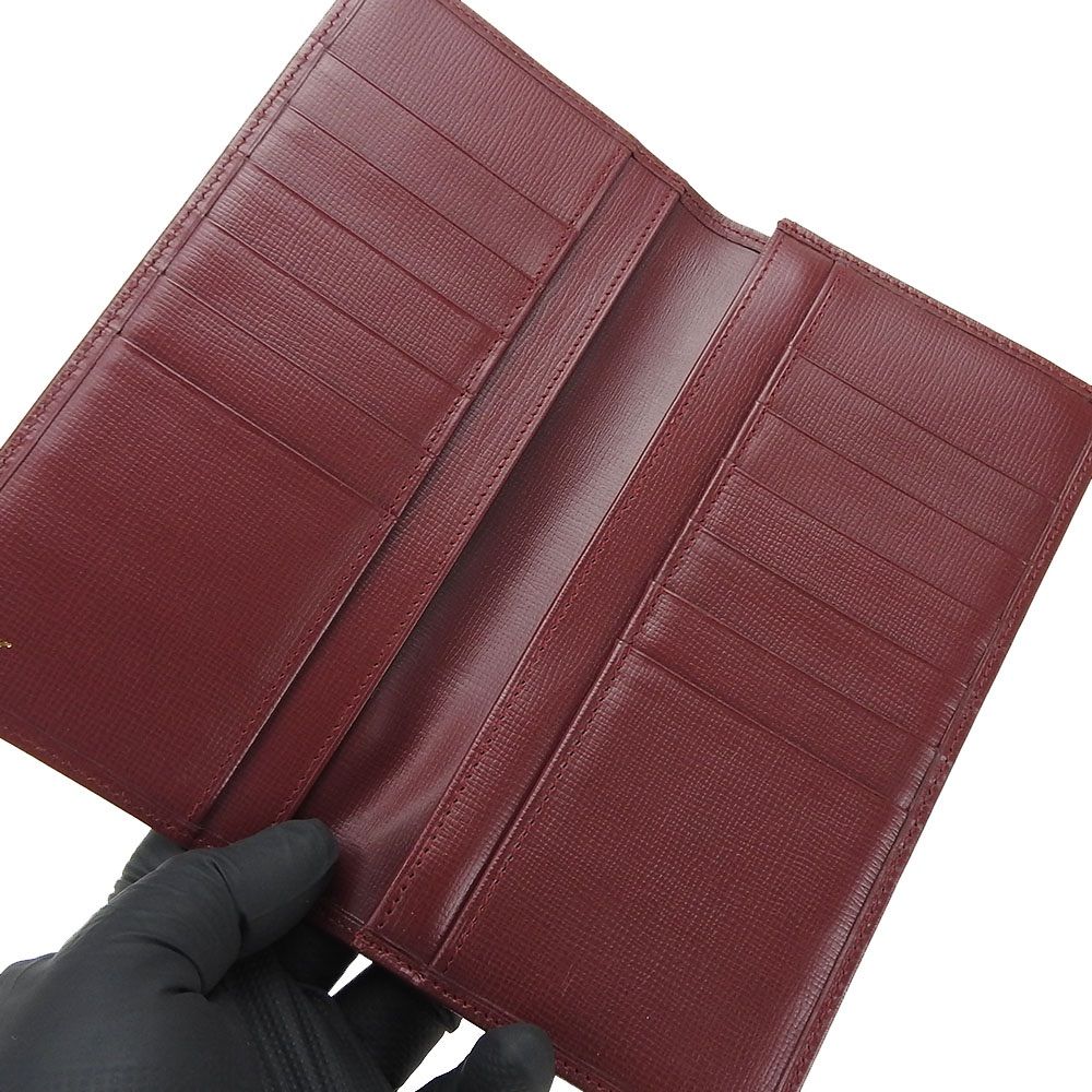 カルティエ Cartier マストライン ボルドー 財布 長財布