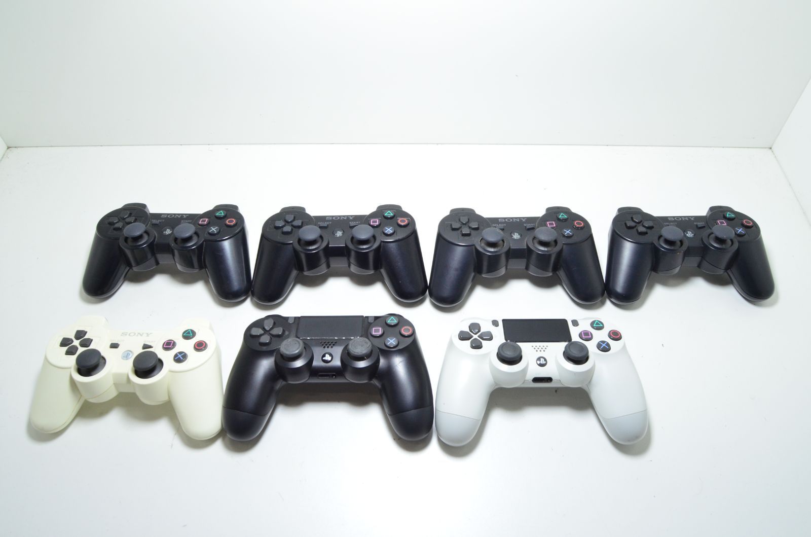 動作品 SONY プレイステーション3 PS4 純正コントローラー 7個