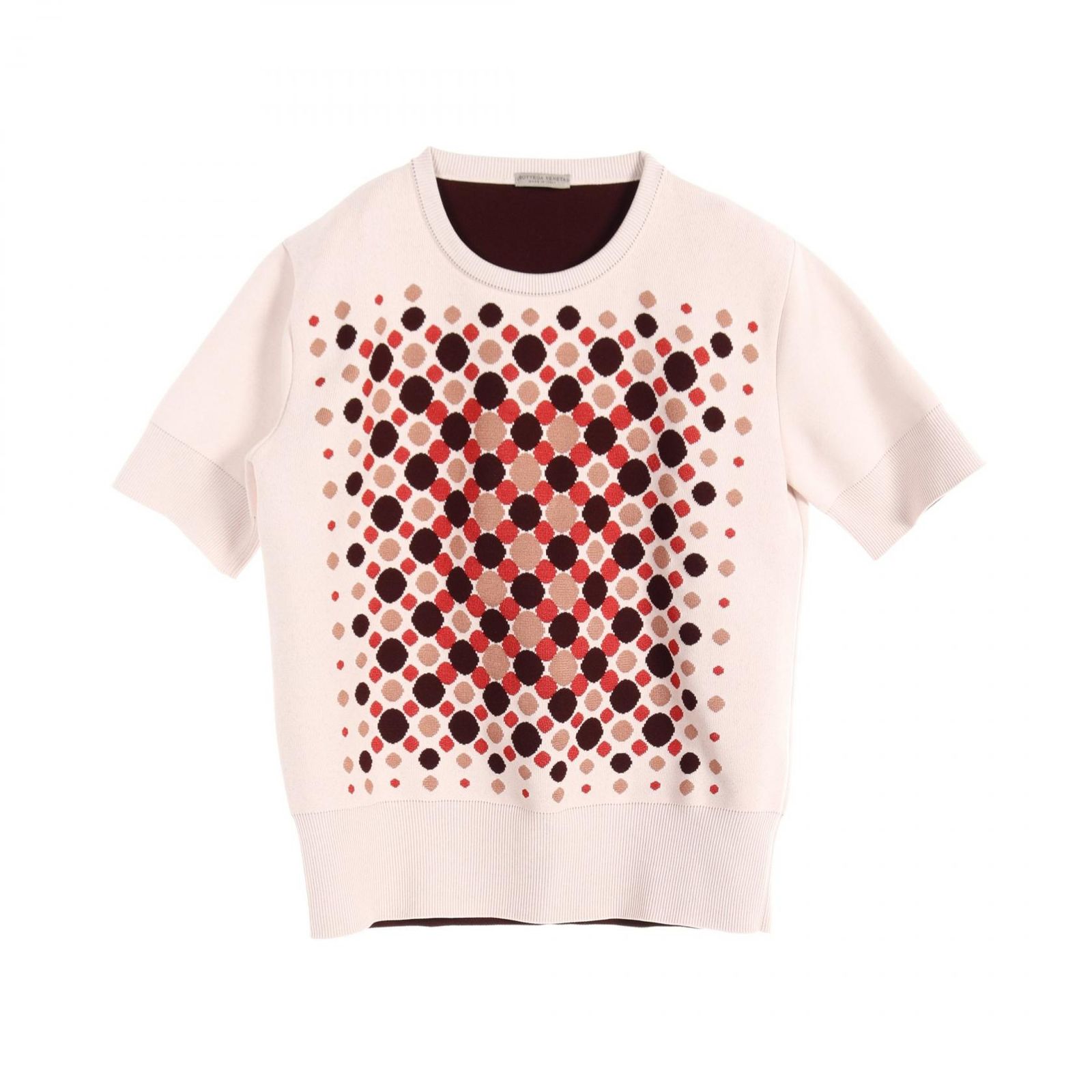 ボッテガヴェネタ BOTTEGA VENETA その他トップス シルク ウール ニット トップス 半袖 ナイロン シルク ウール ライトピンク ボルト レディース Used A
