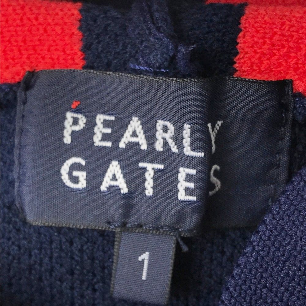 PEARLY GATES - パーリーゲイツ　ニットパーカー　1 PEARLY GATES パーリーゲイツ フルジップニットパーカー 1