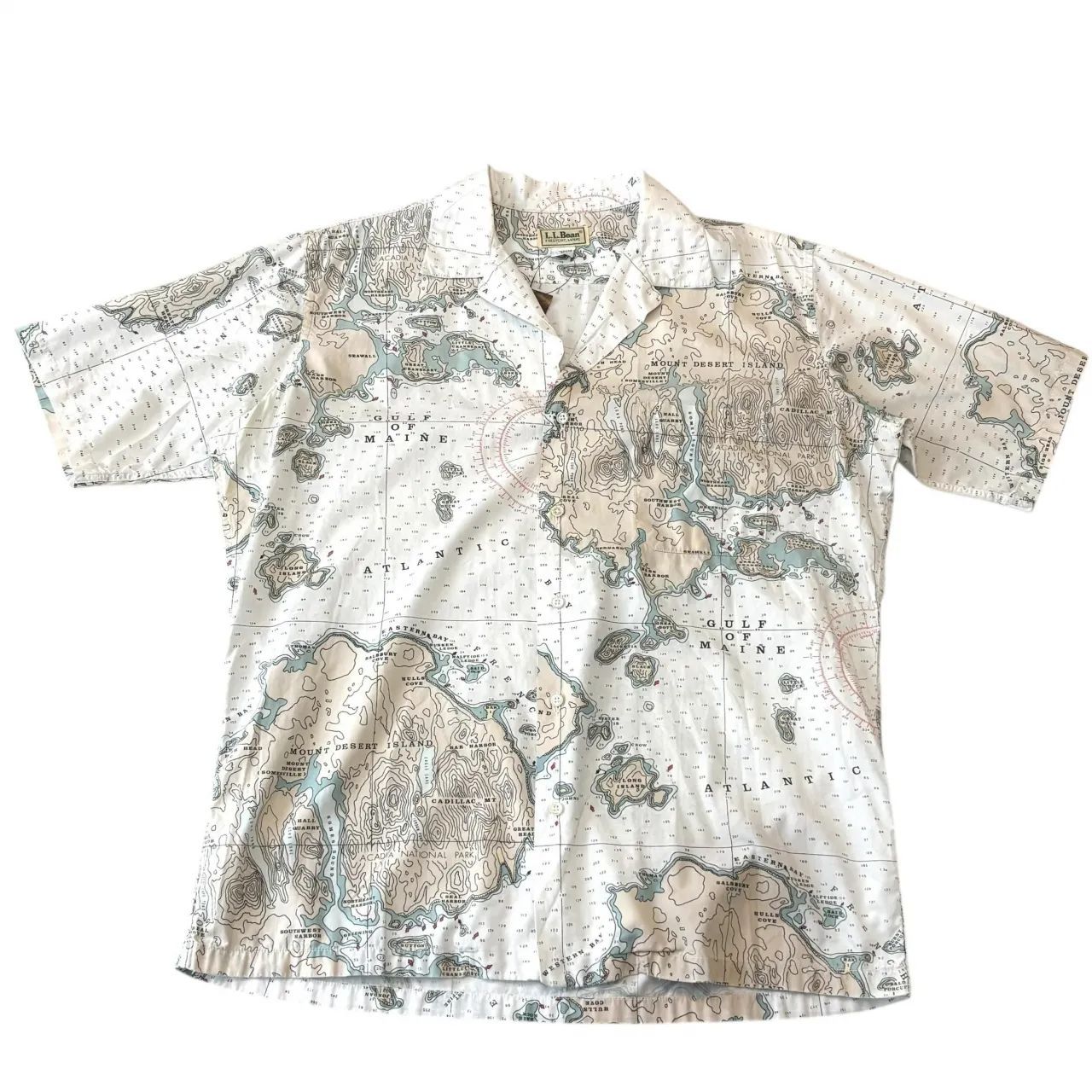 90s L.L.Beanエルエルビーン アロハシャツ 開襟半袖シャツヴィンテージ 90s L.L.Beanエルエルビーン アロハシャツ 開襟半袖シャツ
