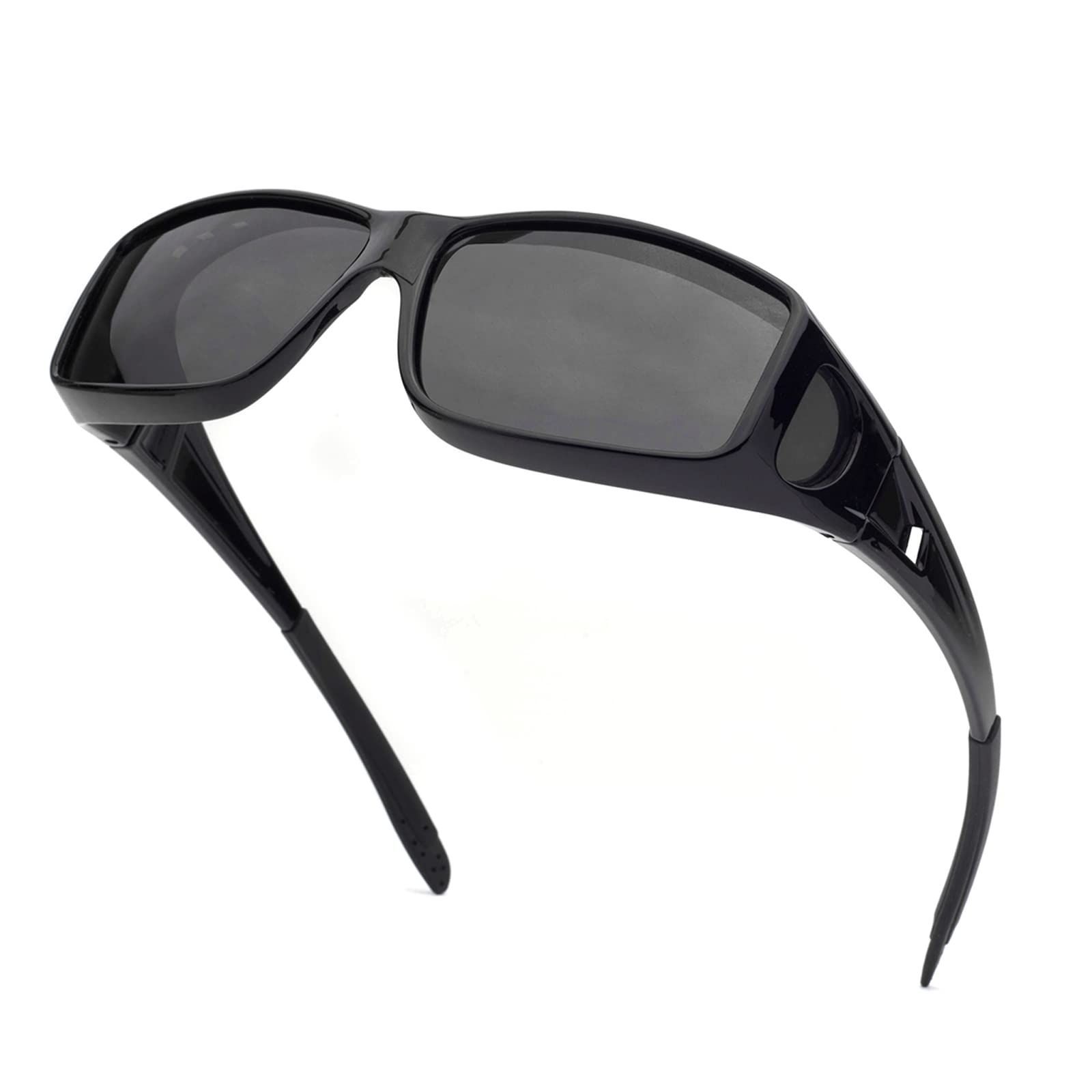 偏光レンズ オーバーサングラス UV4 メガネの上から掛けられる ブルーライトカット 花粉サングラス 飛沫防止メガネ 防風 花粉症メガネ 防塵  ESAVIA 男女兼用