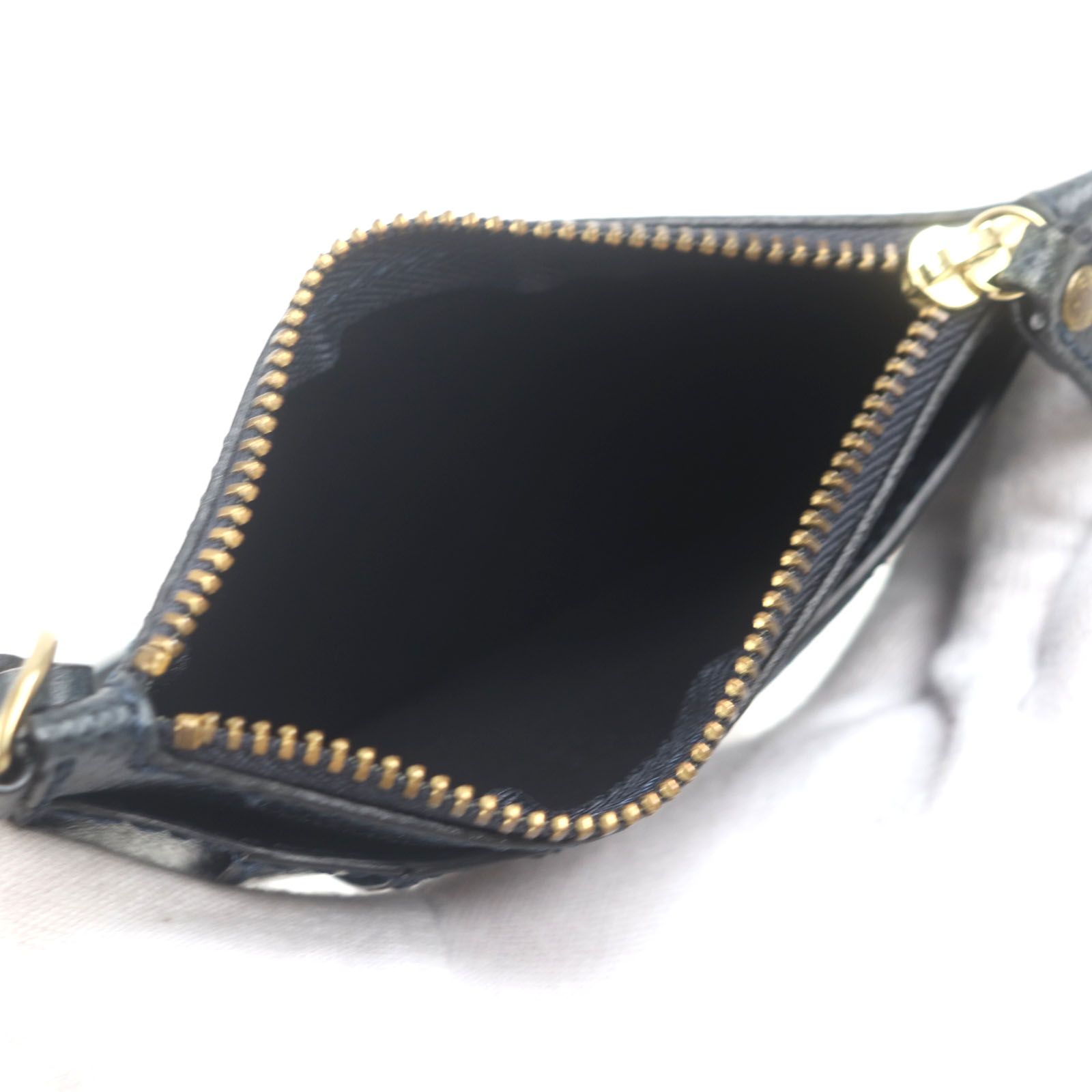  Felisi フェリージ 1141 FRAGMENT CASE フラグメントケース ベジタブルタンニンレザー カードケース ダークネイビー ゴールド金具 イタリア製 メンズ カードケース 小物