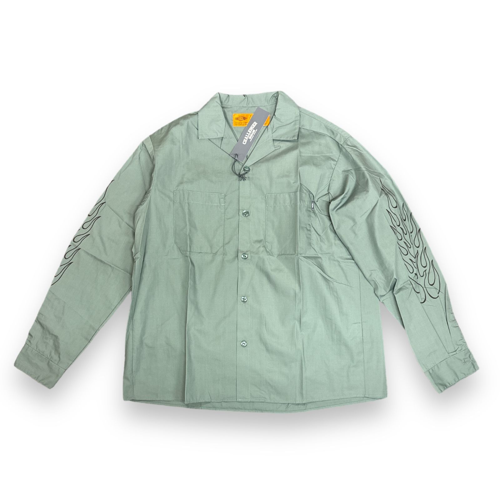 定価19800円 新品 CHALLENGER 23AW L/S FIRE WORK SHIRT ファイヤー ...