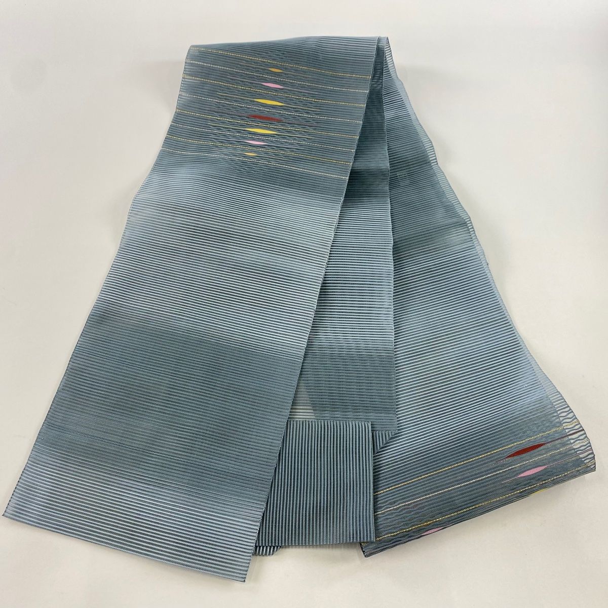5-293 夏帯 夏物 名古屋帯 八寸 美品 正絹 着物 松葉仕立て 絽 5-293 夏帯 夏物 名古屋帯 八寸 美品 正絹 着物 松葉仕立て 絽
