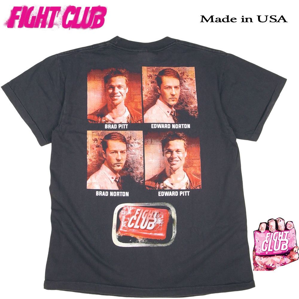 美品 ファイトクラブ Fight Club 1999年物ヴィンテージ Tシャツ b_80dd09c3-e47e-4037-8eac-