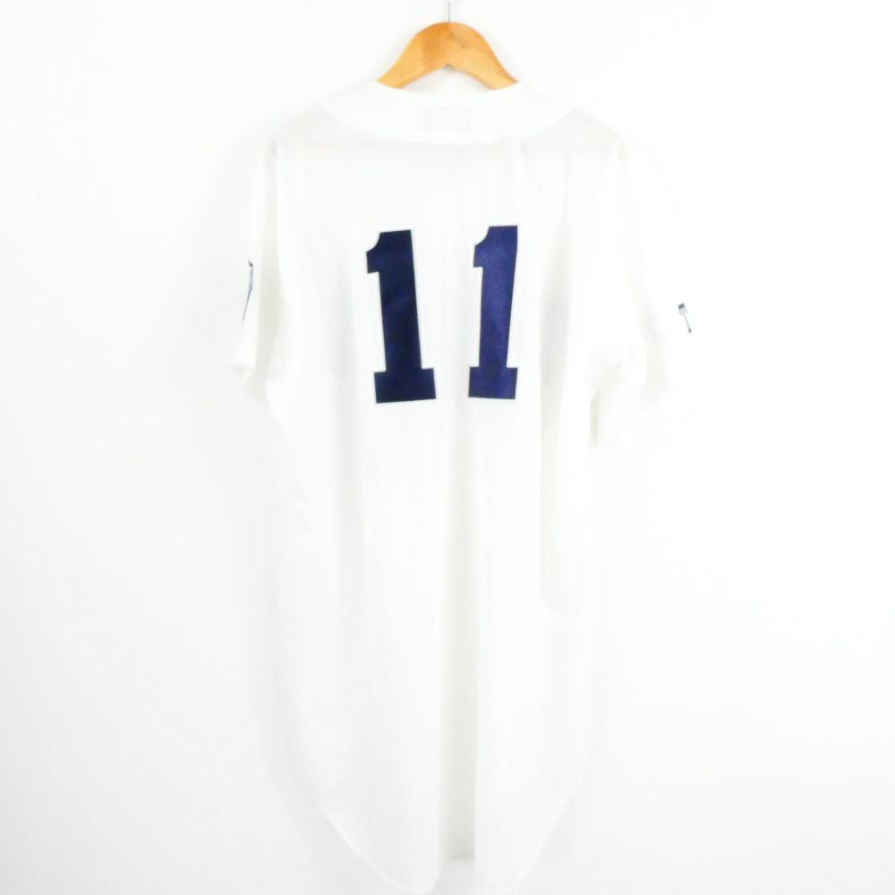 美品 REWARD レワード 東京 東洋 TOYO 背番号11 ユニフォーム 1点 L ポリエステル100% 半袖 野球 ベースボールTシャツ トップス メンズ HU1481A90 美品 REWARD レワード 東京 東洋 TOYO 背番号11 ユニフォーム 1
