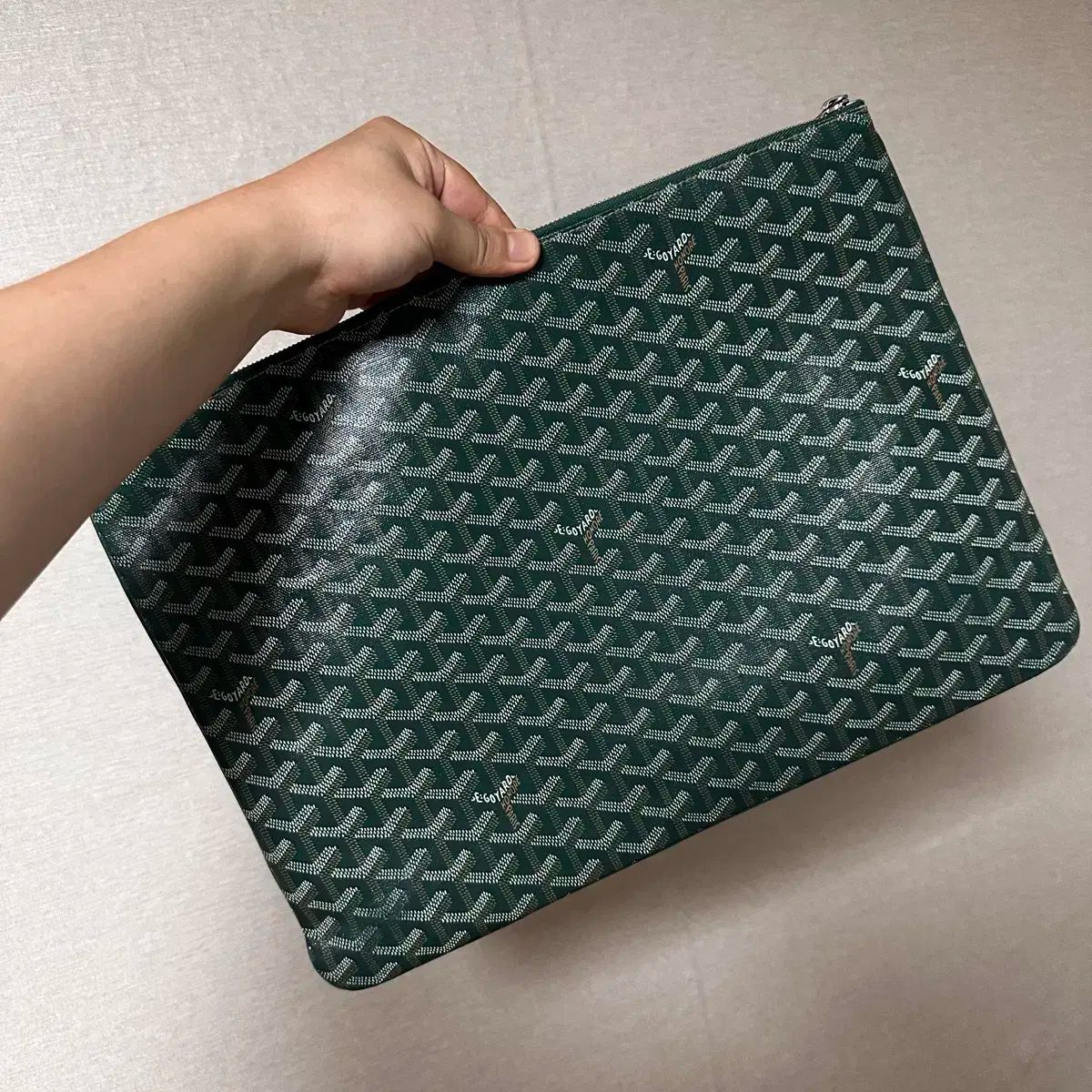 Goyard ゴヤール クラッチ gm グリーン