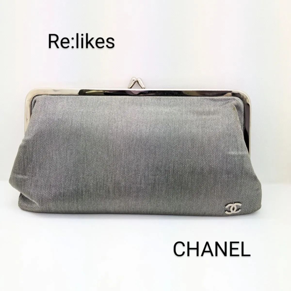 CHANEL 希少 クラッチバッグ ココマーク シルバーカラー - cecati92.edu.mx