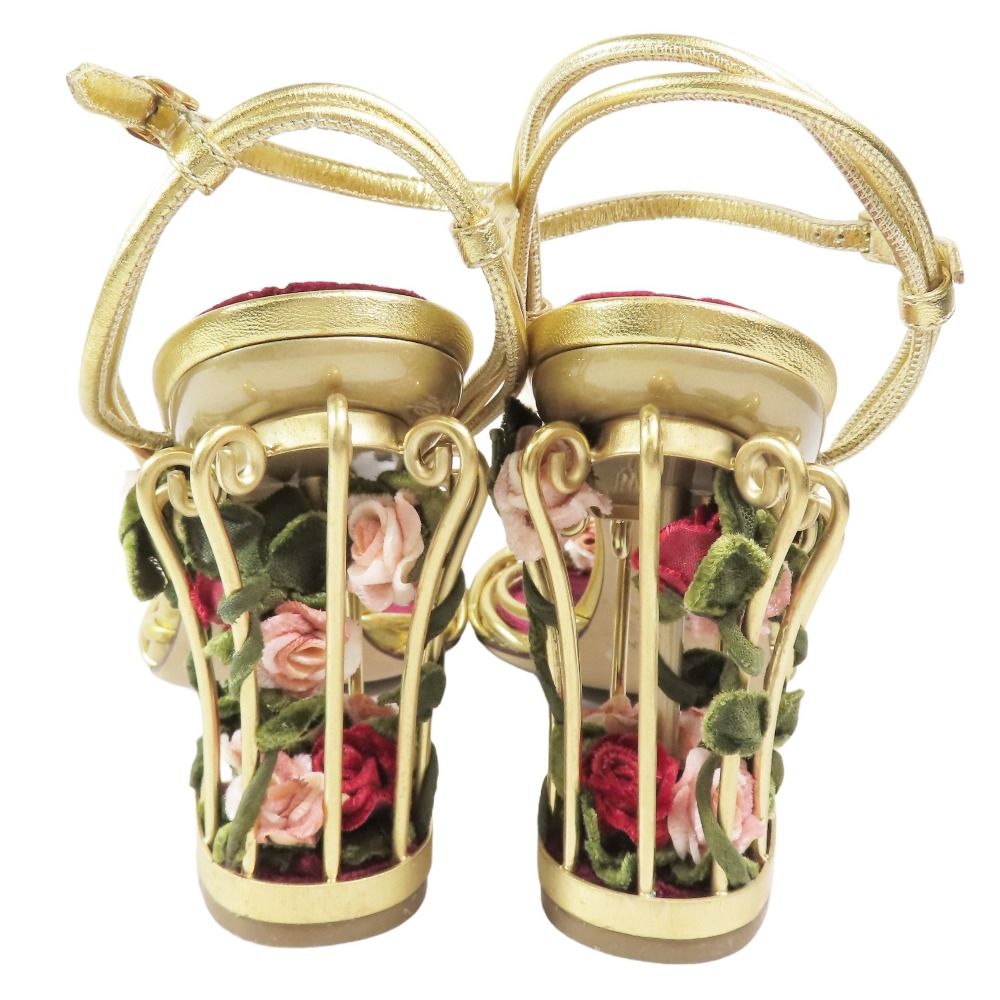 未使用 13aw DOLCE&GABBANA ドルチェ＆ガッバーナ サンダル バラ
