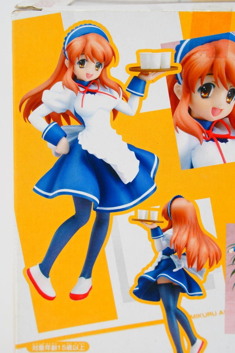 未開封品 涼宮ハルヒの憂鬱 朝比奈みくる文化祭ver&鶴屋さん 二点セット Amazon | 涼宮ハルヒの憂鬱 朝比奈みくる 文化祭Ver. (1/8
