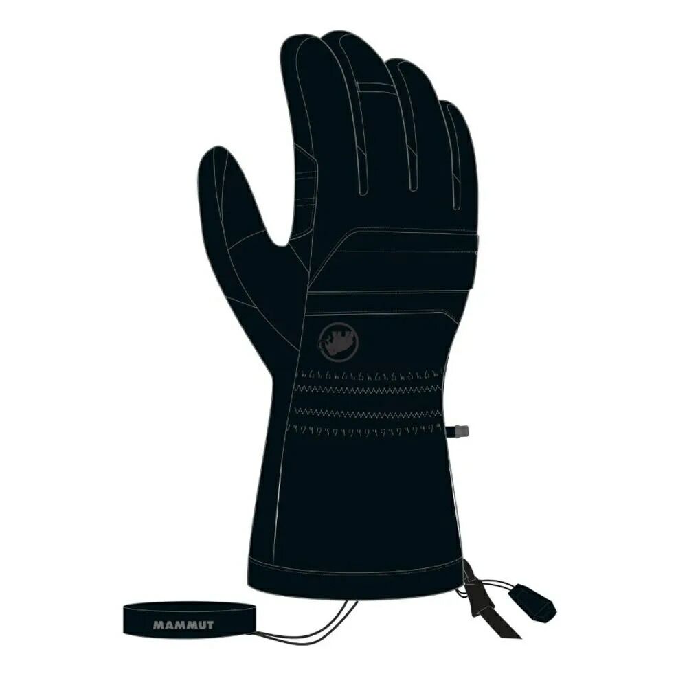 お取り寄せ ２～４週間で発送 マムート メロン サーモ グローブ メンズ Black t MAMMUT Meron Thermo gloves t