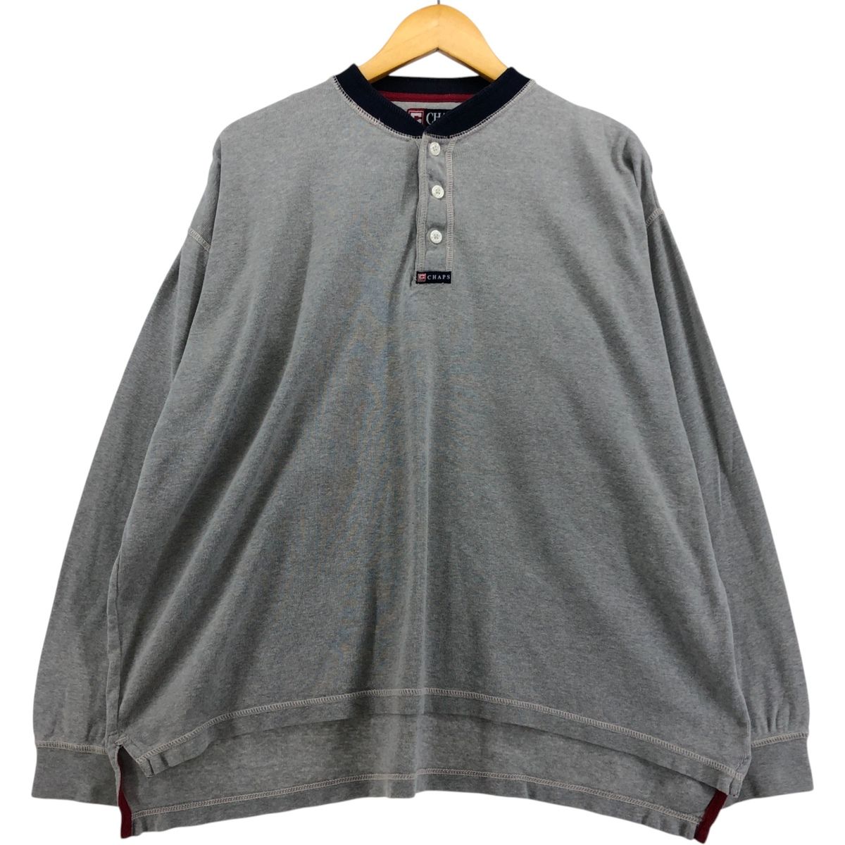 CHAPS RALPH LAUREN ヘンリースウェット　90s デッドストック 90s CHAPS RALPH LAUREN ヘンリーネックスウェット - メルカリ