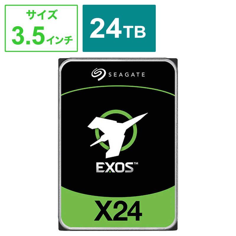 送料無料 ♥ 未開梱 SEAGATE Exos 3.5インチ 24TB 内蔵HDD CMR 5年保証 7200rpm エンタープライズグレード RVセンサー バルク品 ST24000NM002H