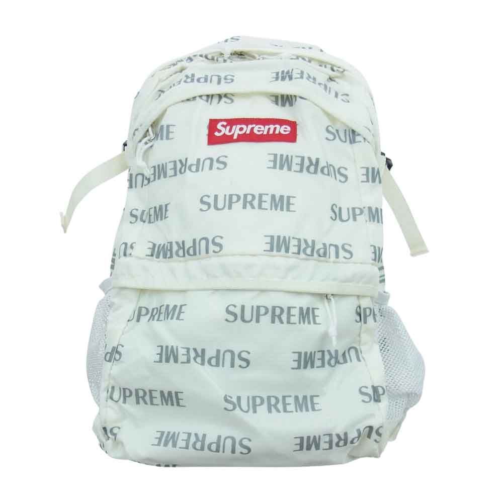 バッグsupreme 16aw バックパック white - バッグパック/リュック