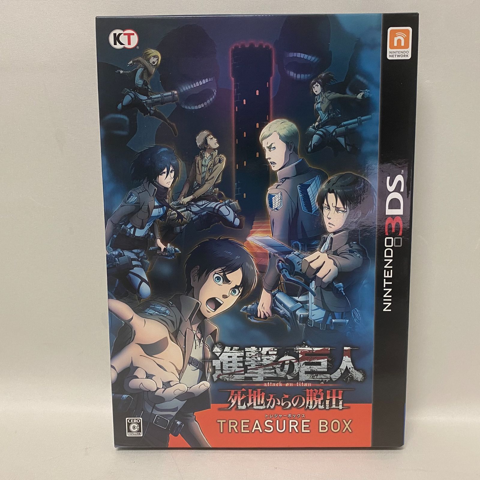 浜館25-787 3DS 進撃の巨人 死地からの脱出 トレジャーBOX 初回 版 品