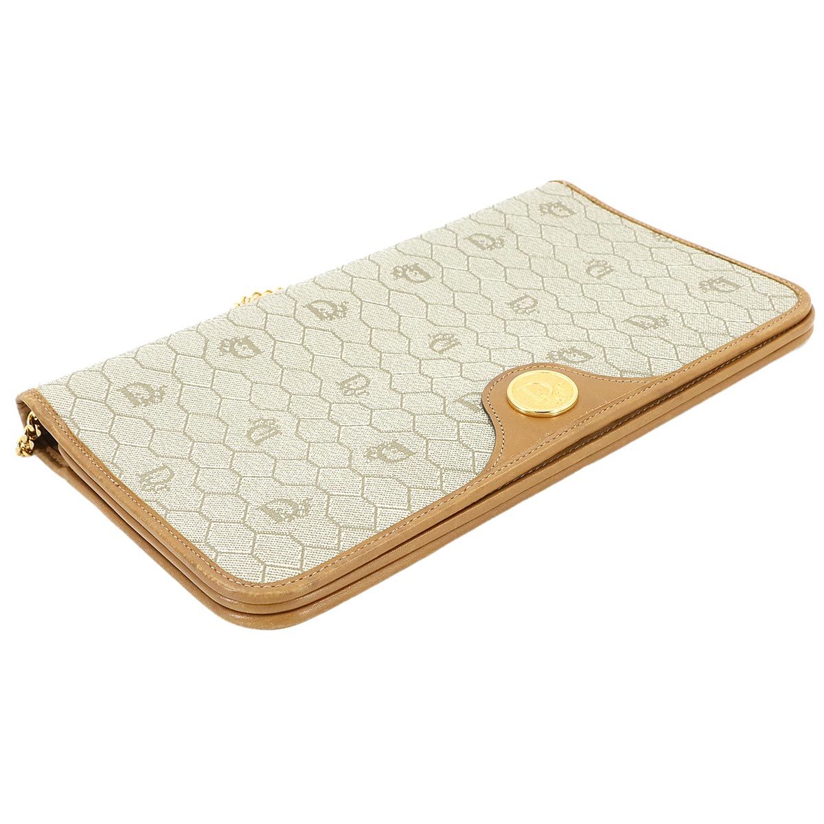美品 クリスチャン ディオール Christian Dior ハニカム柄 2way 